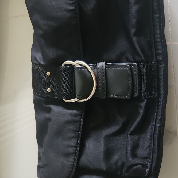 Lauren Ralph Lauren Black Mini Baguette Shoulder Bag - Picture 5 of 15